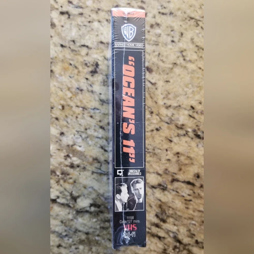 Ocean's 11 Movie (1960) VHS Video (1990) Frank Sinatra BRAND NEW FACTORY SEALED